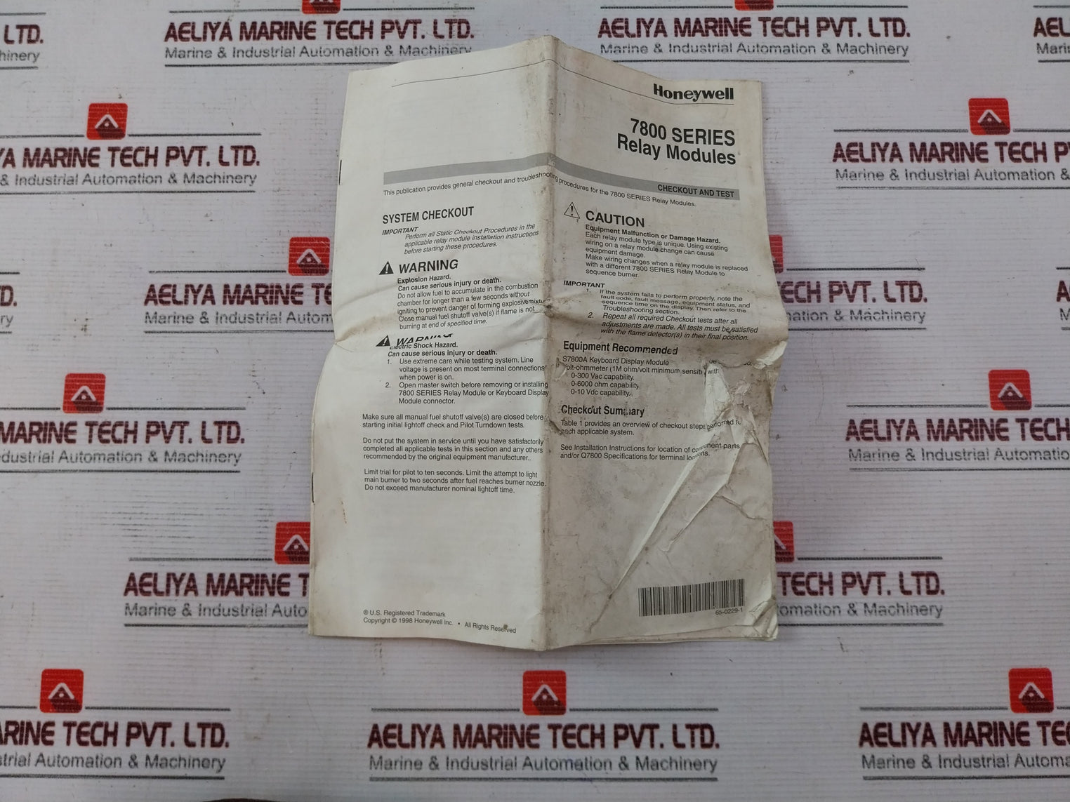 Honeywell Ec7850 A 1122 Burner Control