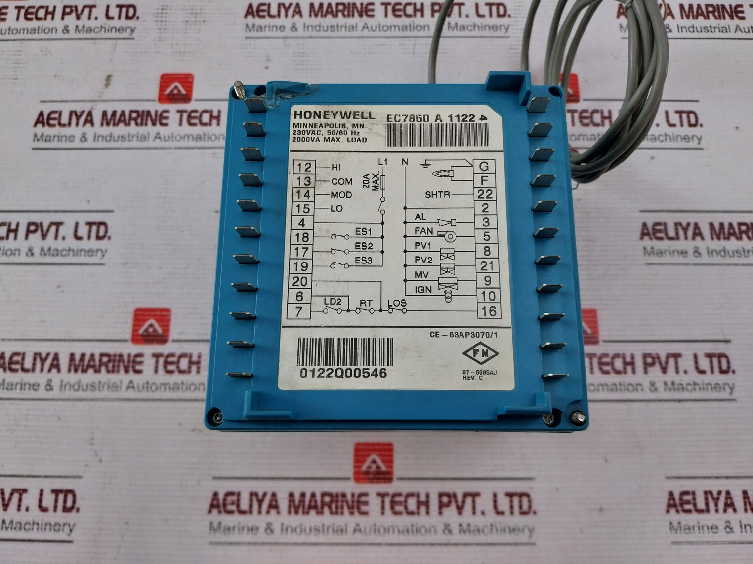 Honeywell Ec7850 A 1122 Burner Control