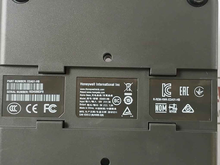 Honeywell Eda51-hb Charging Cradle For Charging Scanpal 12v-3a Rev C