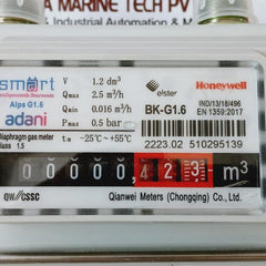 Honeywell Elster Bk-g1.6 Diaphragm Gas Meter Instruction Manual