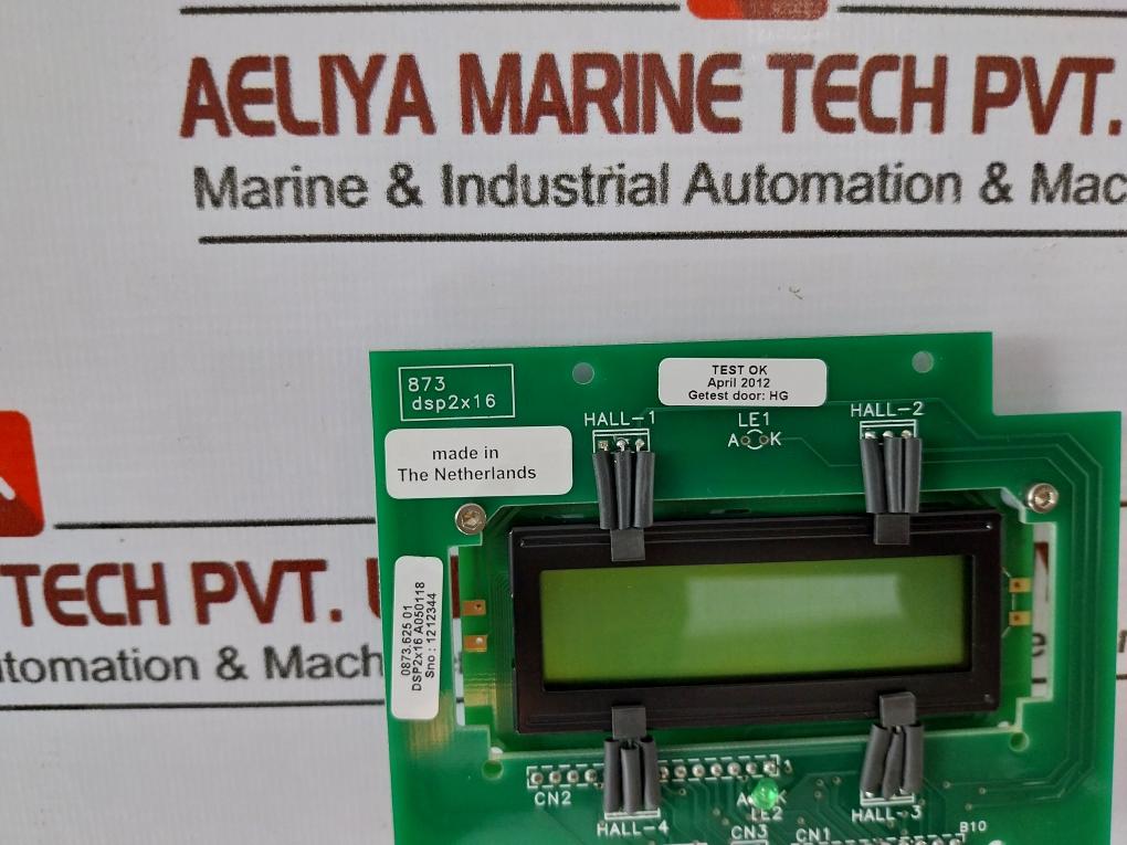 Honeywell Enraf DSP2X16 Display Printed Circuit Board 0873.625 01 94V-0