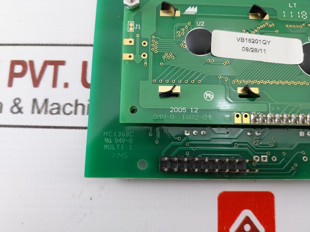 Honeywell Enraf DSP2X16 Display Printed Circuit Board 0873.625 01 94V-0