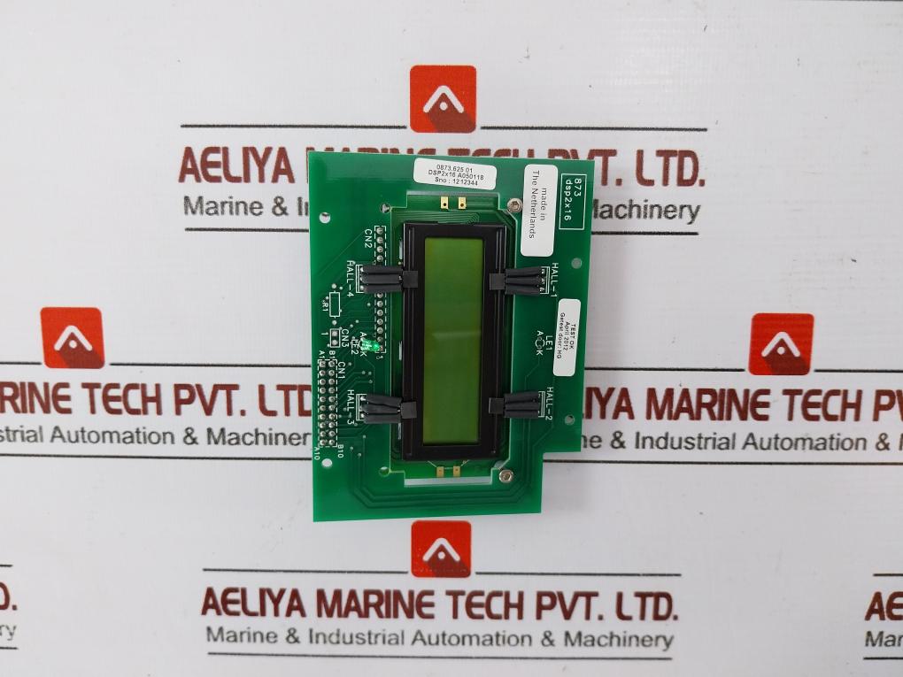 Honeywell Enraf DSP2X16 Display Printed Circuit Board 0873.625 01 94V-0