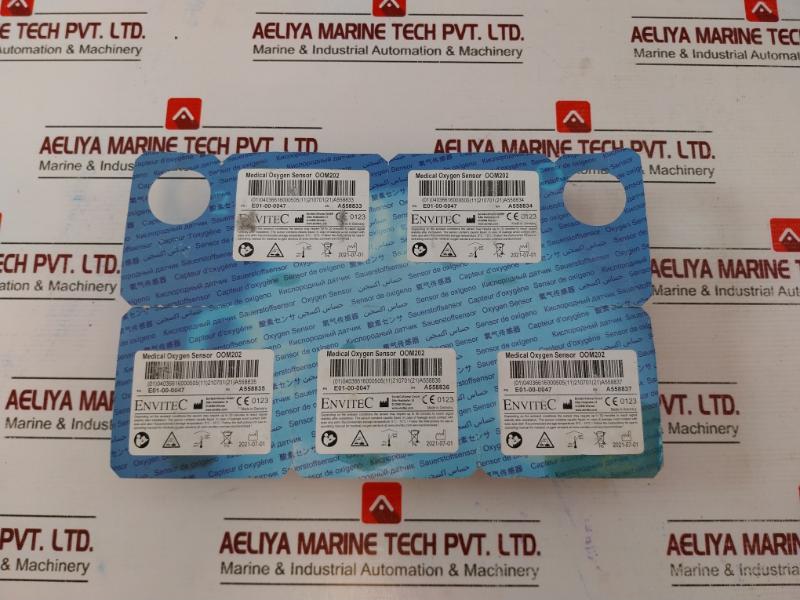 Pack Of 5X Honeywell Envitec Oom202 Oxygen Gas Sensor E01-00-0047