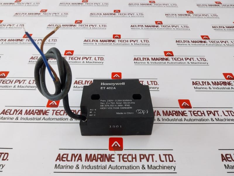 Honeywell Et 402a Ignition Transformer 230v~ 0.25a 50/60hz
