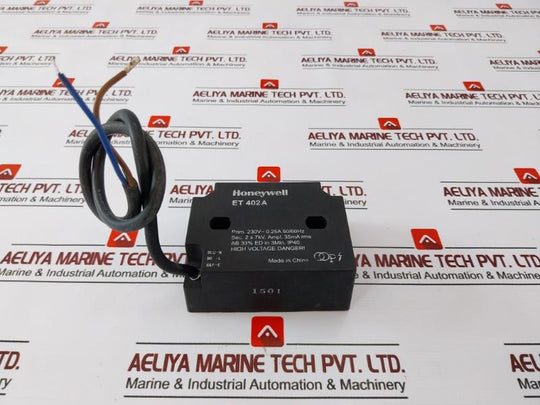 Honeywell Et 402a Ignition Transformer 230v~ 0.25a 50/60hz