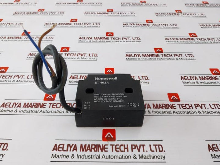 Honeywell Et 402a Ignition Transformer 230v~ 0.25a 50/60hz