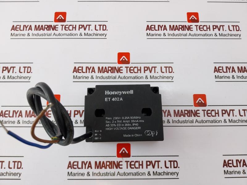Honeywell Et 402a Ignition Transformer 230v~ 0.25a 50/60hz