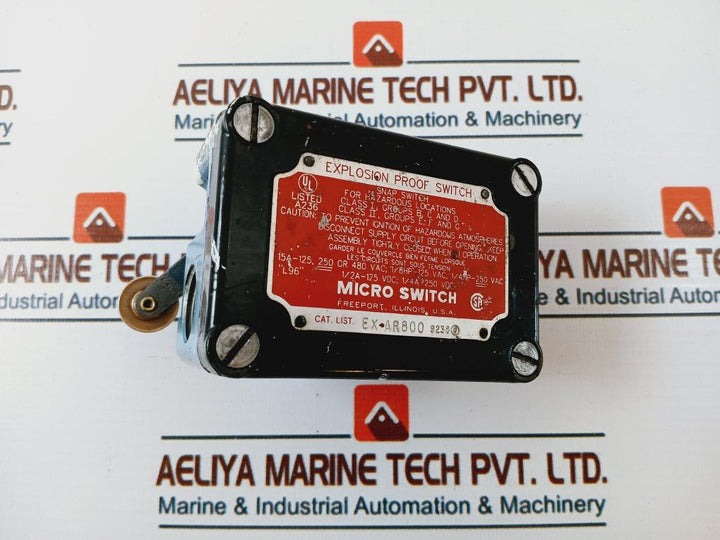 Honeywell Ex-ar800 Micro Snap Switch