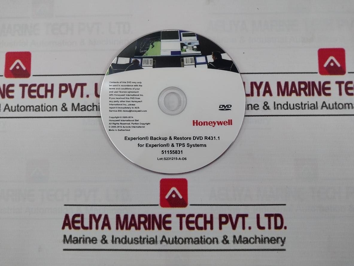 Honeywell Experion Backup-restore Media Kit R431 1-4N7Tzs2