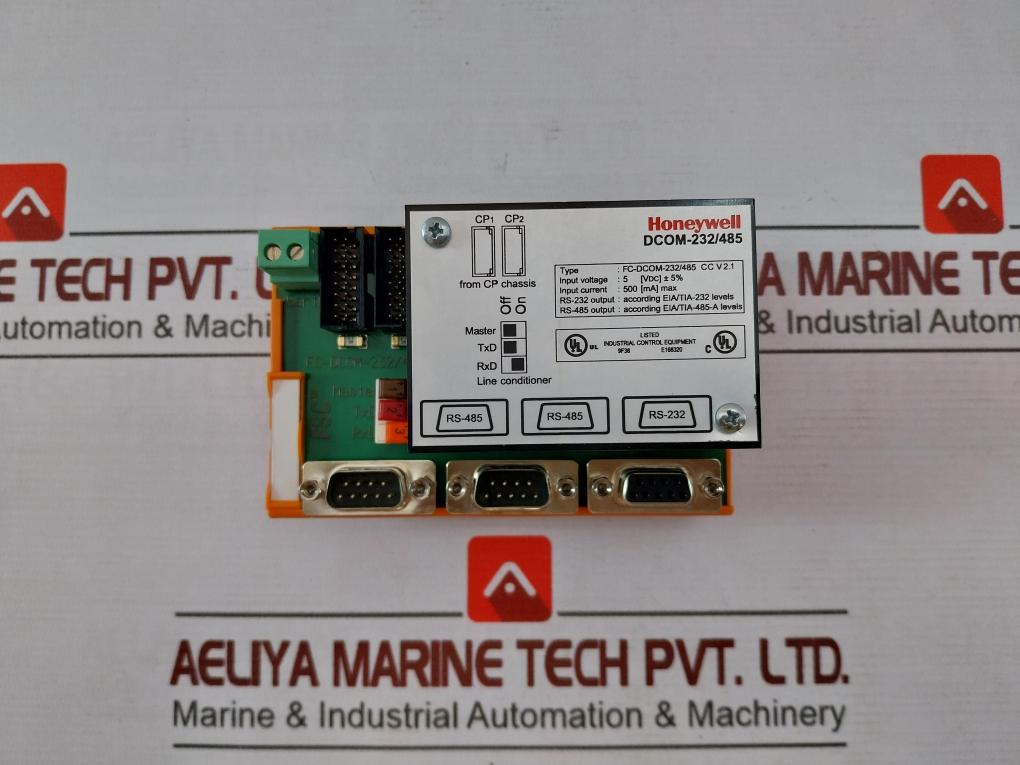 Honeywell Fc-dcom-232/485 Communication Interface Module 500 Ma Max 5 Vdc