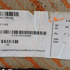 Honeywell Fc-dcom-232/485 Communication Interface Module 5Vdc/ 500Ma