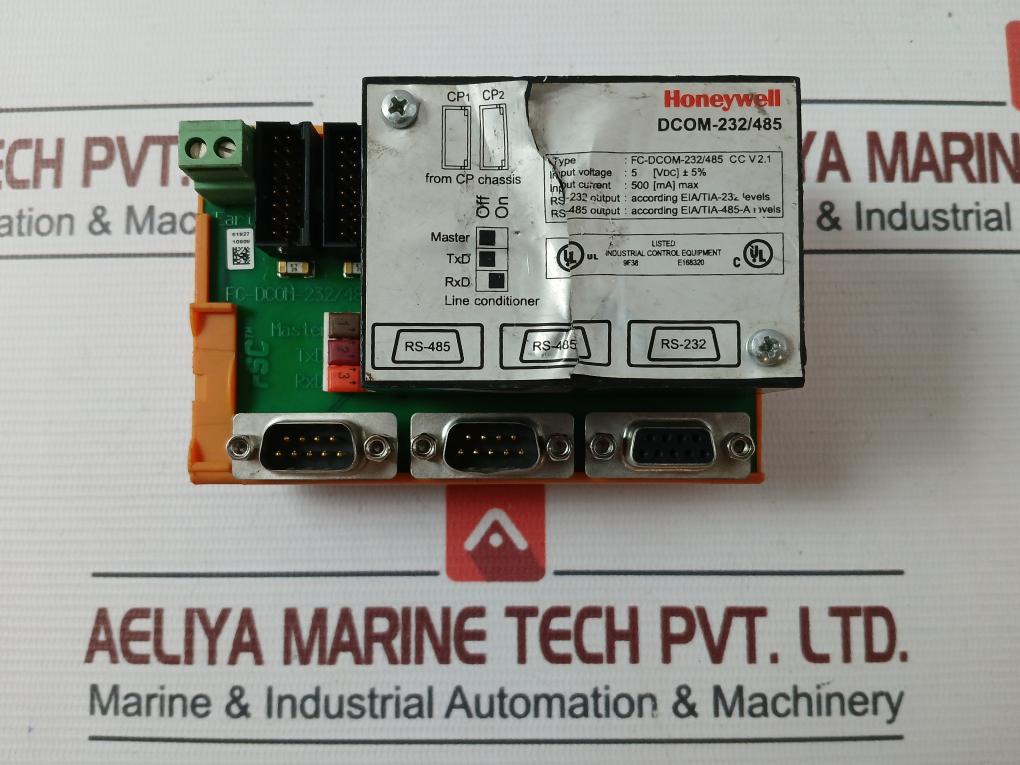 Honeywell Fc-dcom-232/485 Interface Module 5Vdc 500Ma Max 70C E168320