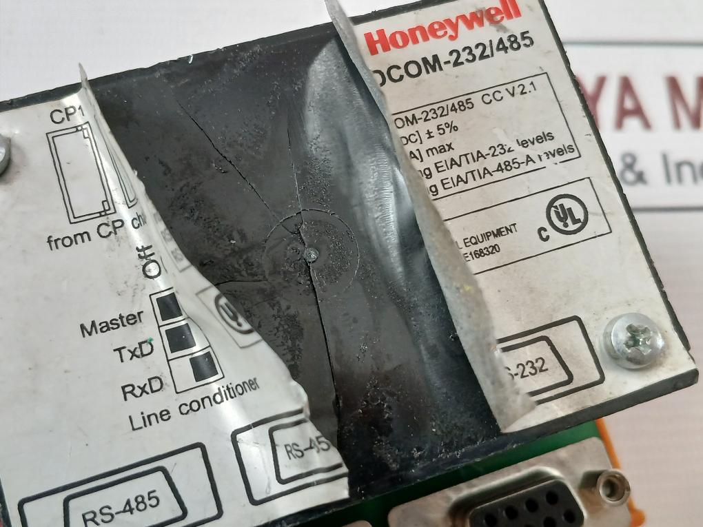 Honeywell Fc-dcom-232/485 Interface Module 5Vdc 500Ma Max 70C E168320