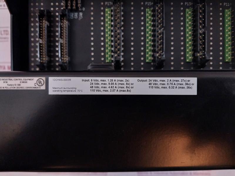 Honeywell Fc-iochas-0003R Chassis For Redundant I/O Module 5Vdc, Max.1.28A (Max.2X)