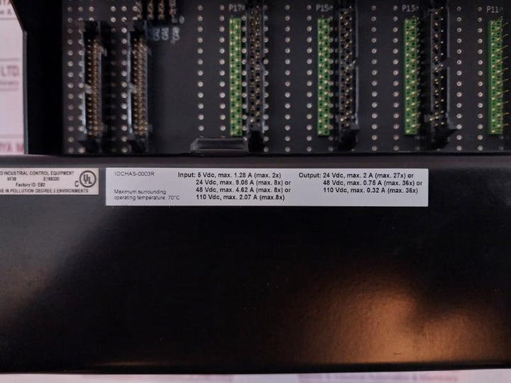 Honeywell Fc-iochas-0003R Chassis For Redundant I/O Module 5Vdc, Max.1.28A (Max.2X)