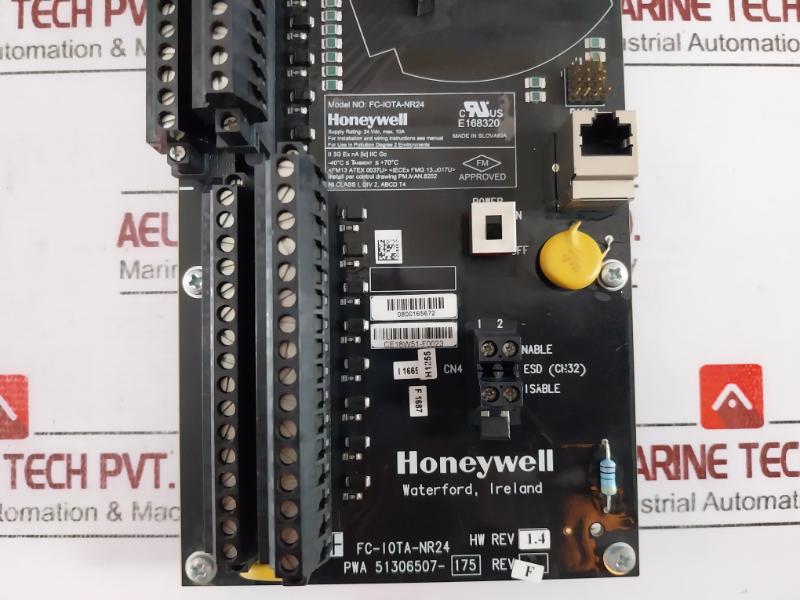 Honeywell Fc-iota-nr24 Redundant Io Termination Assembly 24vdc Max 10a