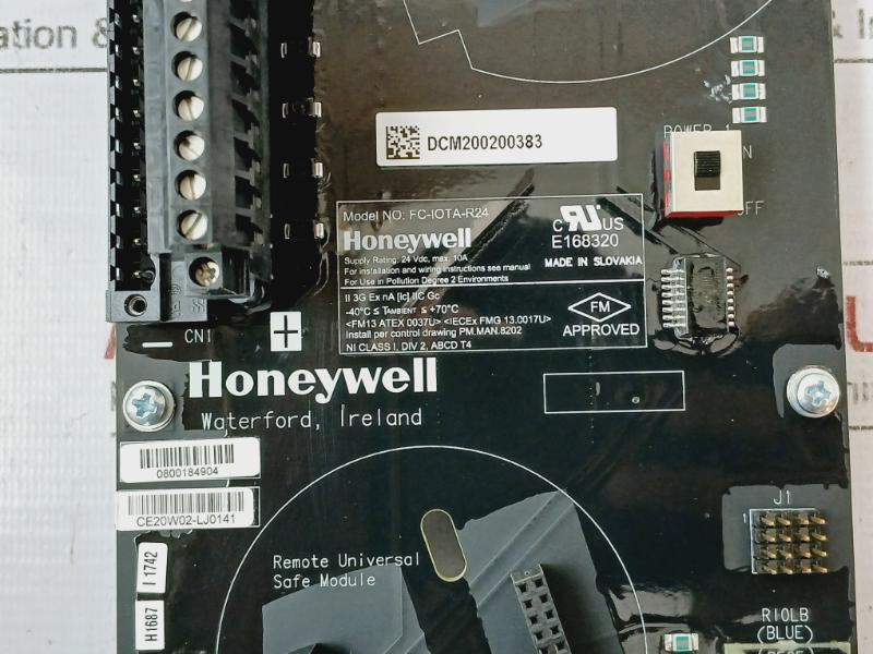 HONEYWELL FC-IOTA-R24 Redundant IO Termination Assembly 24 VDC 10A