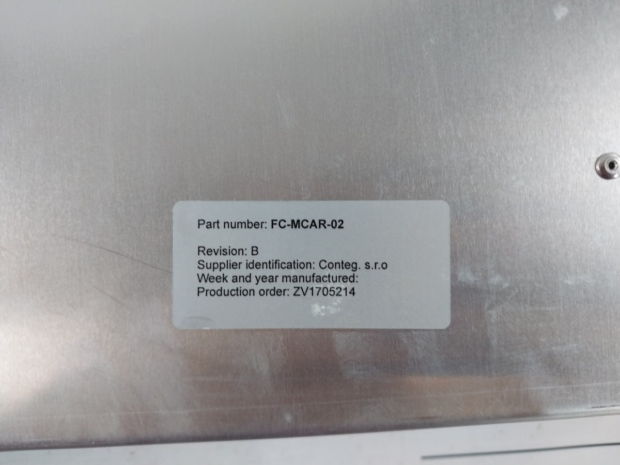 Honeywell Fc-mcar-02 Panel Mounted Carrier 24Vdc, 40A 51410077 A1 Zv1705214