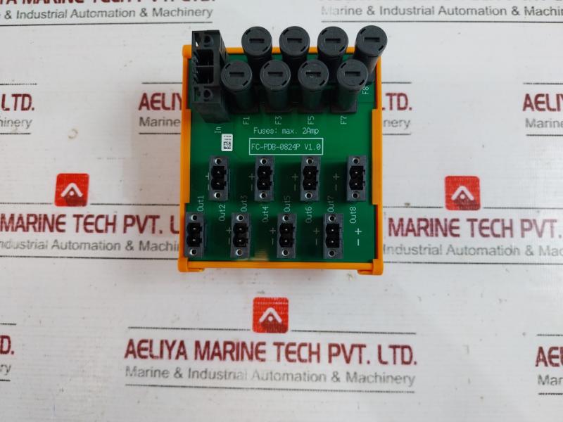 Honeywell Fc-pdb-0824P Power Distribution Board 24Vdc/16A 8 X 24 Vdc/2A E168320