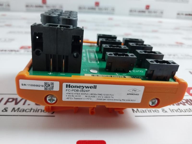 Honeywell Fc-pdb-0824P Power Distribution Board 8Ch 24Vdc 2A