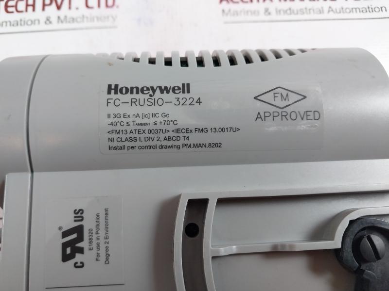 Honeywell Fc-rusio-3224 Remote Universal Safe I/o Module 32 Channels 24vdc