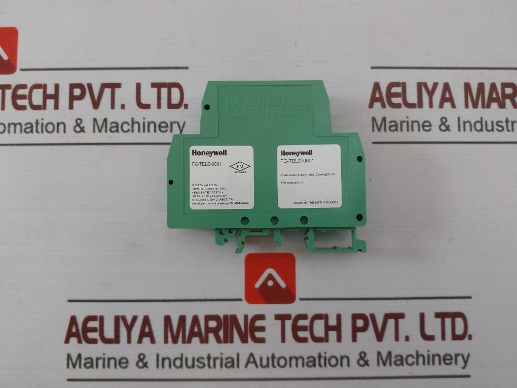 Honeywell Fc-teld-0001 Temperature Transmitter Ueg 25Ma At 31.2V Hw Revision 1.0