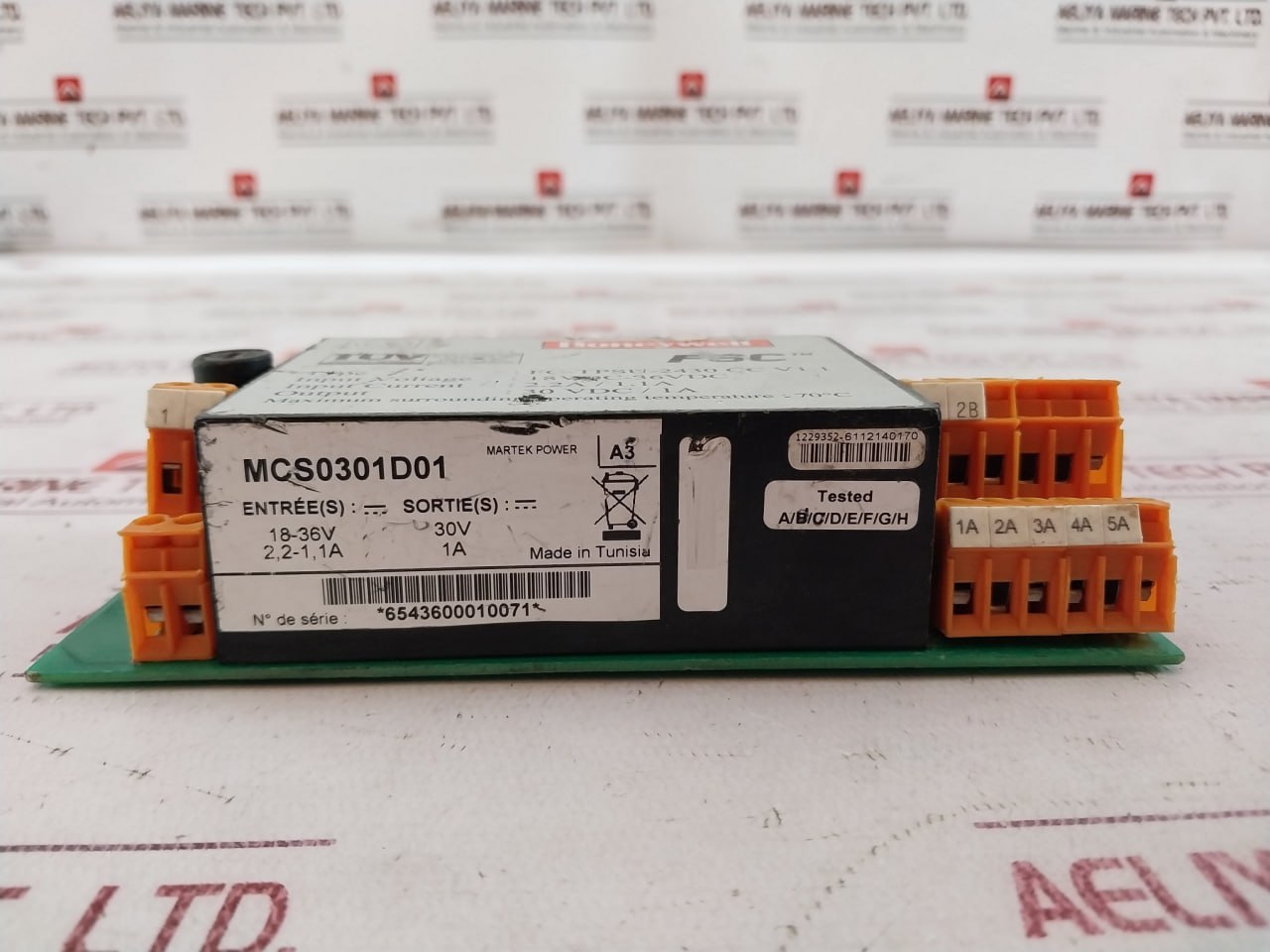 Honeywell Fc-tpsu-2430 Cc V1.1 Power Supply Converter 18Vdc-36Vdc 30Vdc/1A