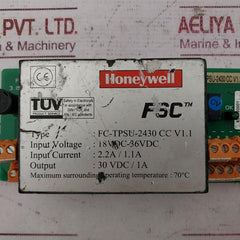 Honeywell Fc-tpsu-2430 Cc V1.1 Power Supply Converter 18Vdc-36Vdc 30Vdc/1A