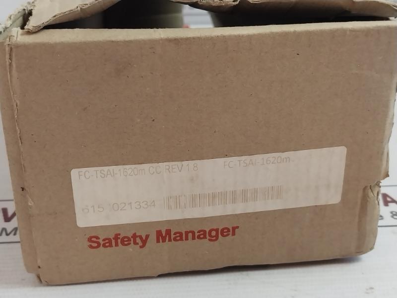 Honeywell Fc-tsai-1620M Safety Management System 30Vdc 4Vdc