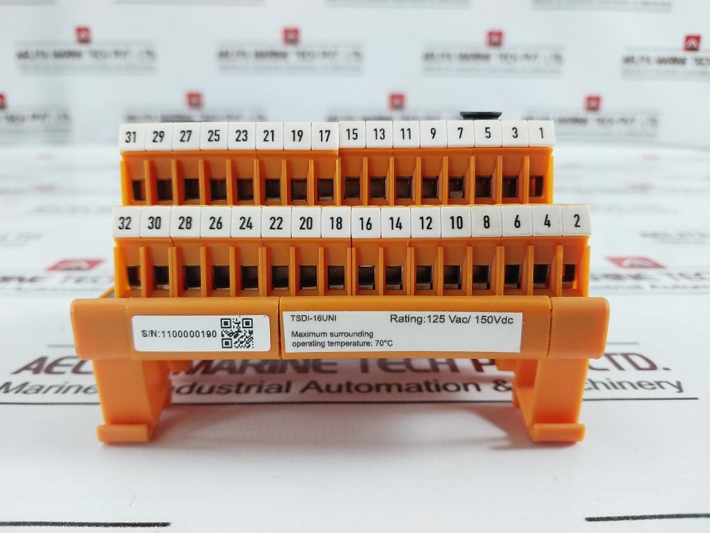 Honeywell Fc-tsdi-16Uni Terminal Board 32 Pole 125Vac/ 150Vdc