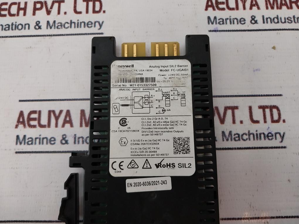 Honeywell FC-UGAI01 Analog Input SIL2 Barrier