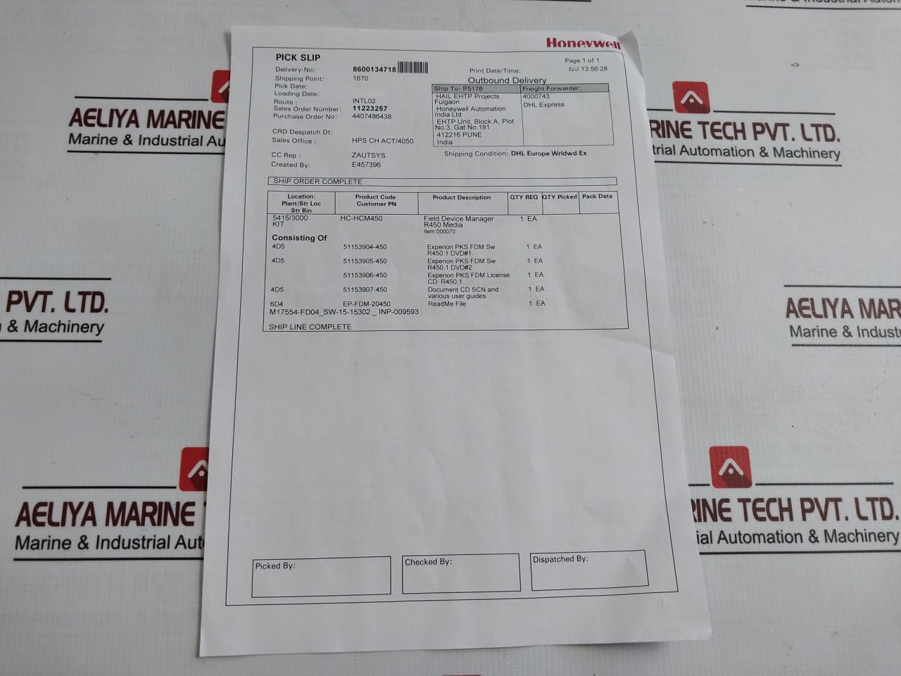 Honeywell Field Device Manage Experion Pks Fdm R450.1 Dvd 2 Documentation Cd Kit