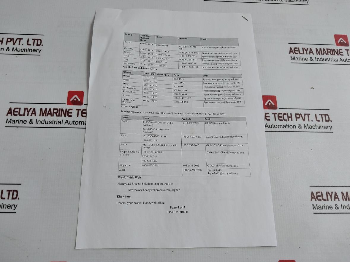 Honeywell Field Device Manage Experion Pks Fdm R450.1 Dvd 2 Documentation Cd Kit