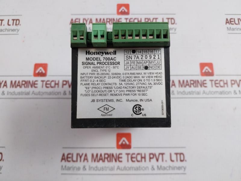 Honeywell Flame Monitoring Signal Processor 700Ac
