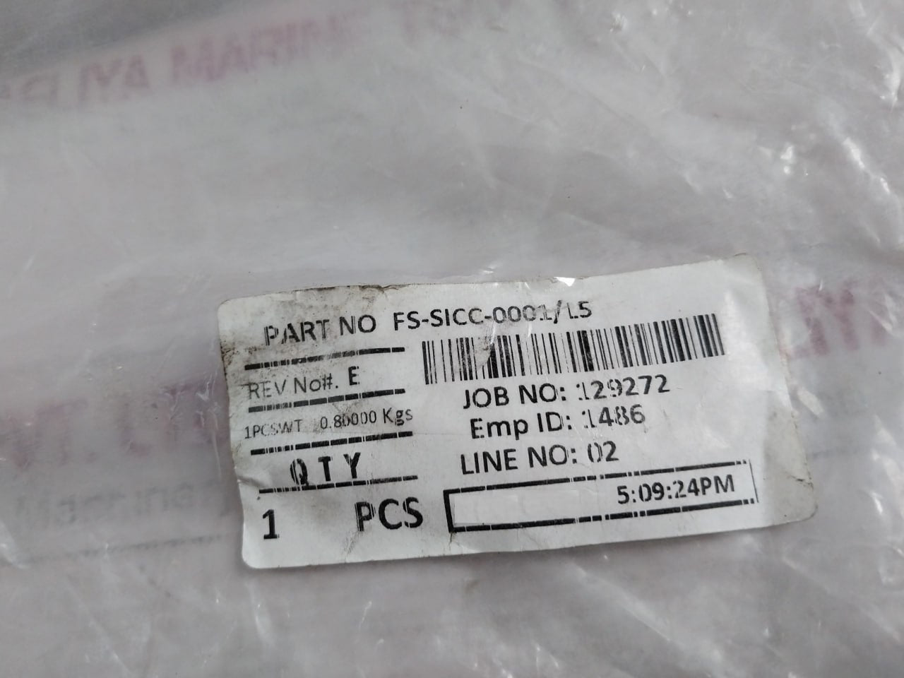 Honeywell Fs-sicc-0001/L5 System Interconnection Cable 5 Mtr Rev E