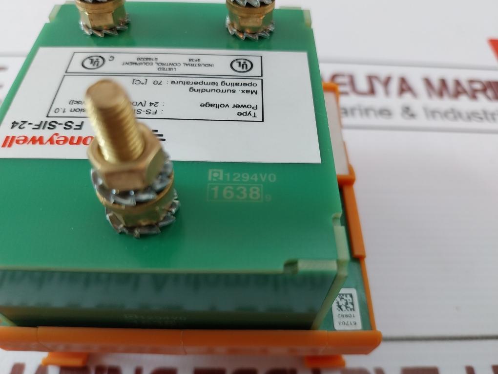 Honeywell Fs-sif-24 Control Processor Module 24Vdc Max. 31 Vdc