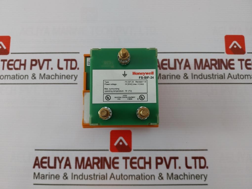 Honeywell Fs-sif-24 Control Processor Module 24Vdc Max. 31 Vdc
