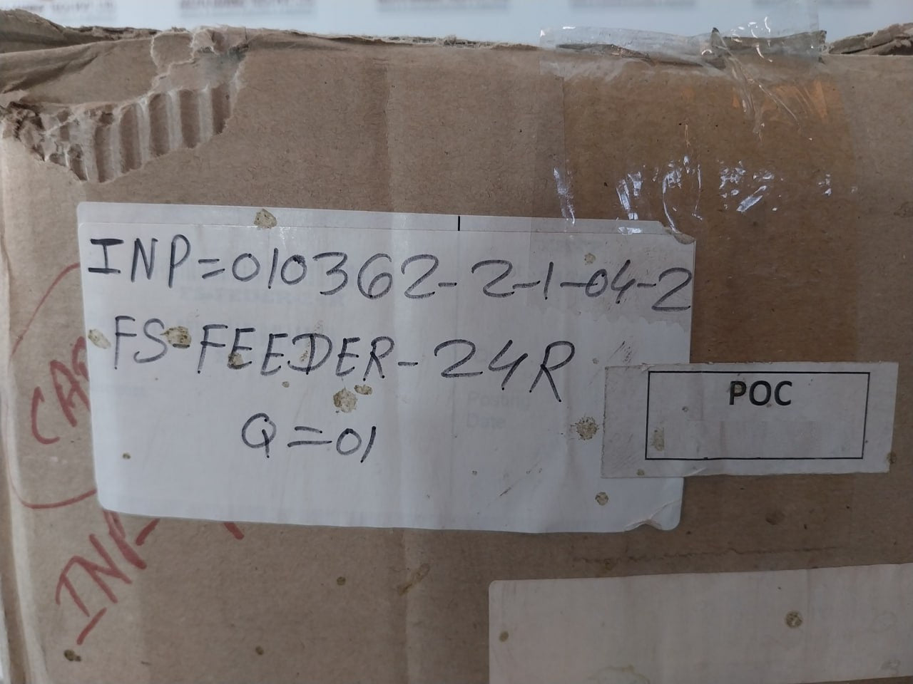 Honeywell Fs-sif-24 Feeder Unit Rev 1.0 E168320 24Vdc 4060120000 500V