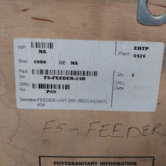 Honeywell Fs-sif-24 Feeder Unit Rev 1.0 E168320 24Vdc 6192710187 63A