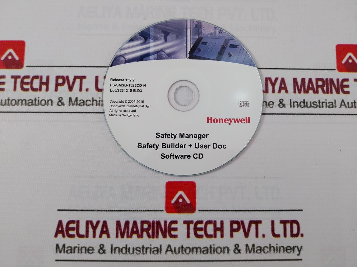 Honeywell Fs-smsb-1522Cd-n Safety Builder + User Doc Software Cd Kit