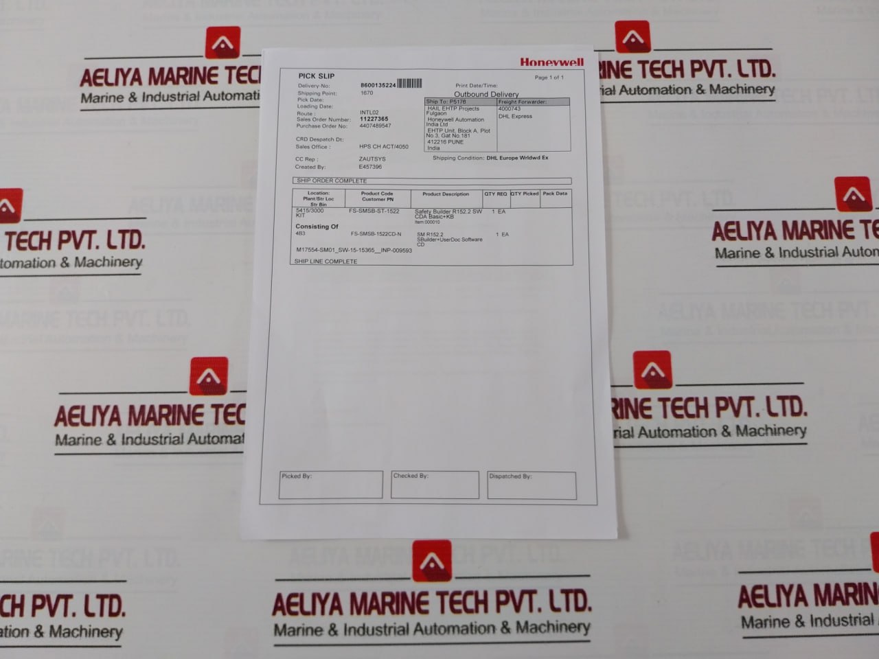 Honeywell Fs-smsb-1522Cd-n Safety Builder + User Doc Software Cd Kit