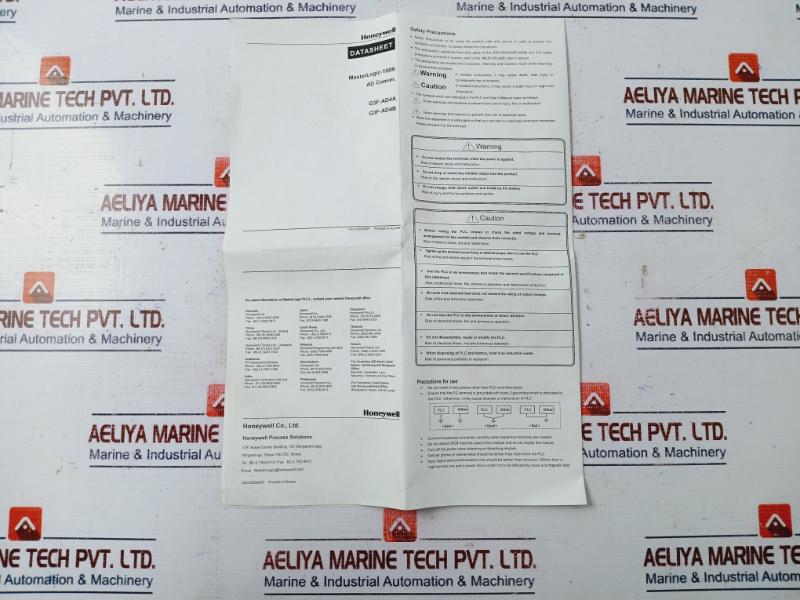 Honeywell G3f-ad4b Ai-16 Channel Programmable Logic Controller