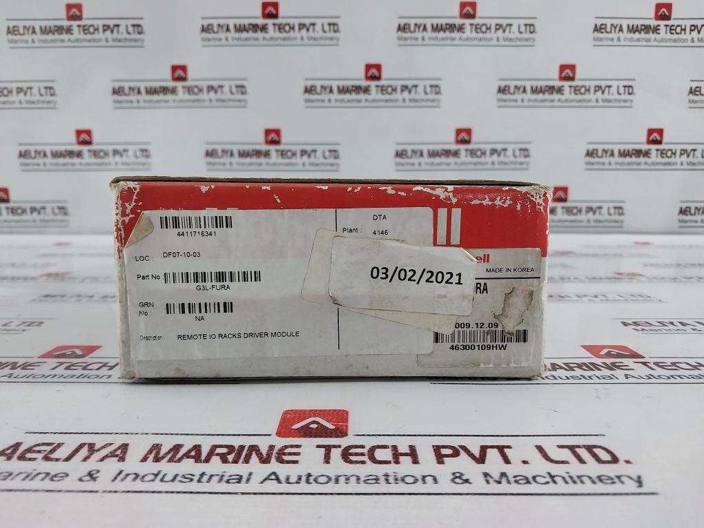 Honeywell G3l-fura Remote Io Racks Driver Module