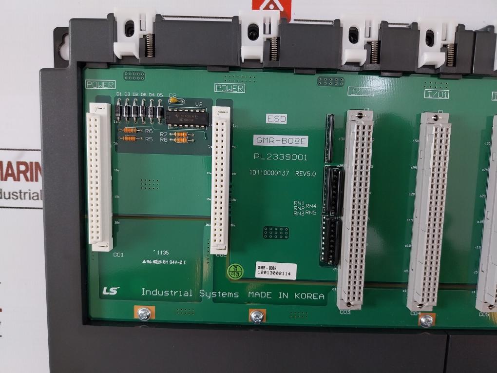 Honeywell GMR-B08E 8-Slot Base Redundant Power Programmable Logic Controller