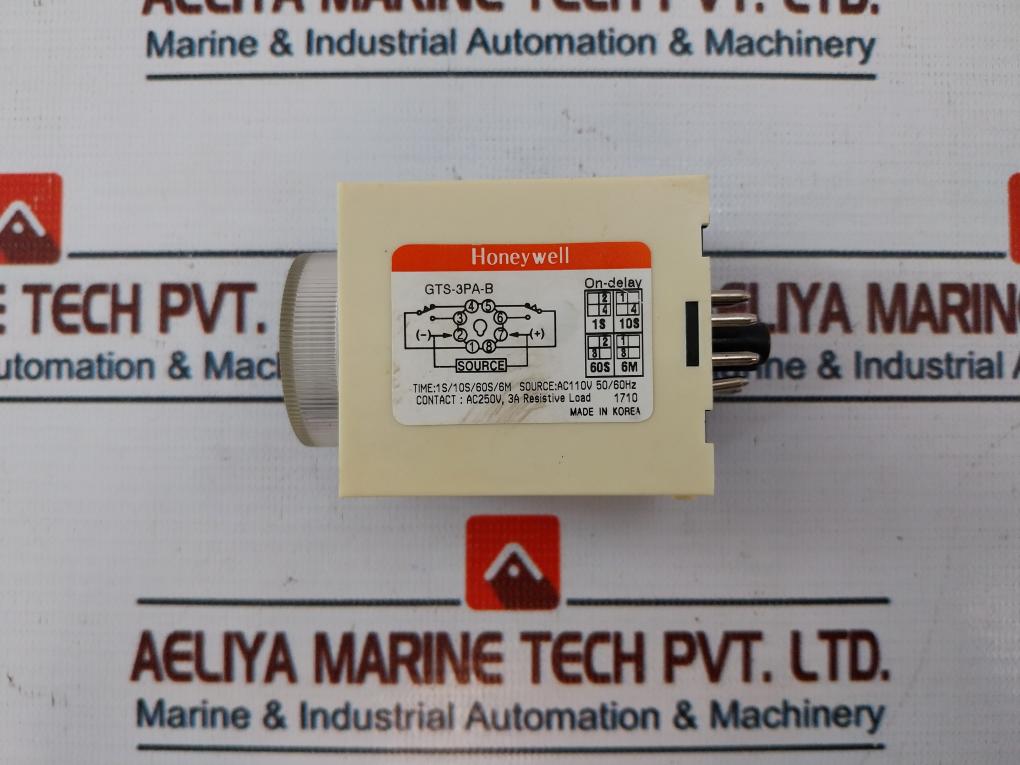 Honeywell Gts-3pa-b Timer 0-10 Sec Ac110v 50/60hz