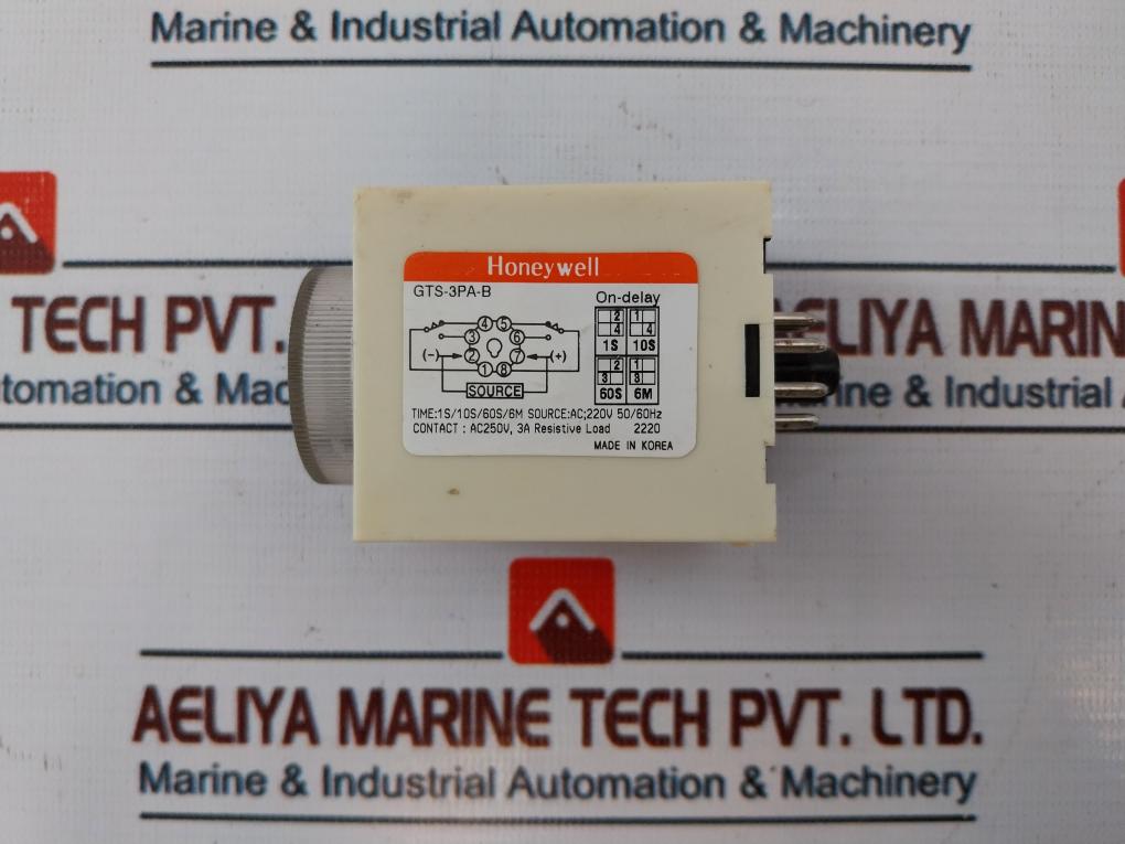 Honeywell Gts-3pa-b Timer 0-60 Sec, 220v 50/60 Hz
