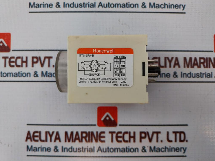 Honeywell Gts-3pa-b Timer 0-60 Sec, 220v 50/60 Hz