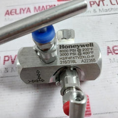 Honeywell H2/F4F4Tv2Xld-p Block & Bleed Needle Valve 6000 Psi A22355