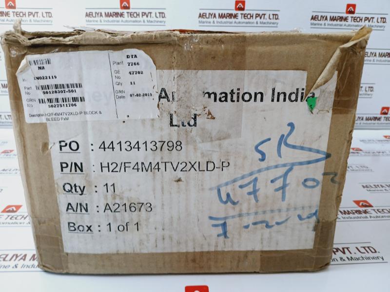 Honeywell H2/F4M4Tv2Xld-p Single Block And Bleed Ball Valve 6000 Psi @ 200˚F 3000 Psi @ 400˚F 50128307-501